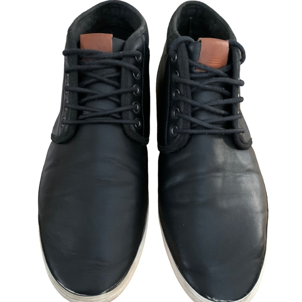 Aldo Men’s Casual Black Lace Up Chukka Shoe Boot Mid Rise Sneaker Size 9.5